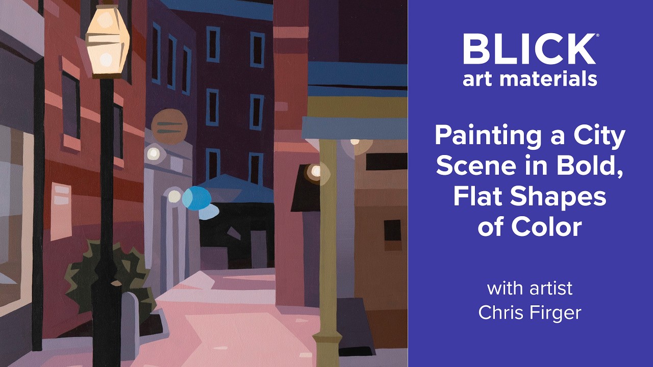 Acrylic Painting Tutorial: Create a Bold City Scene with Chris Firger