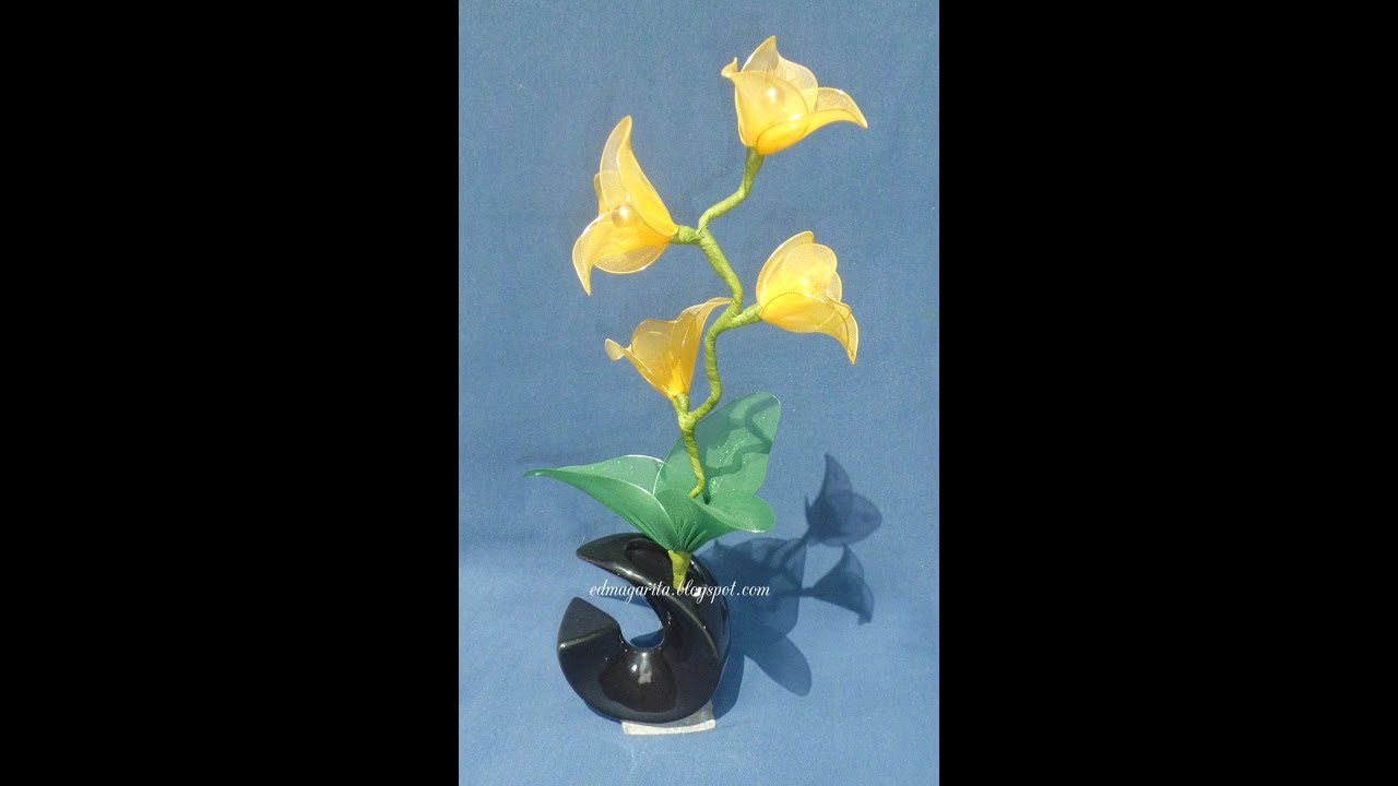 Flores silvestres con nailon 