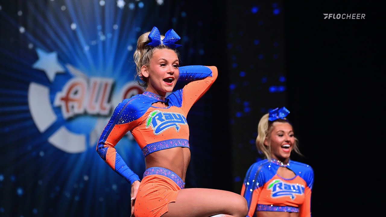 The Stingrays Allstars Orange - Level 6 Senior Large - 2026 All Out Grand Nationals