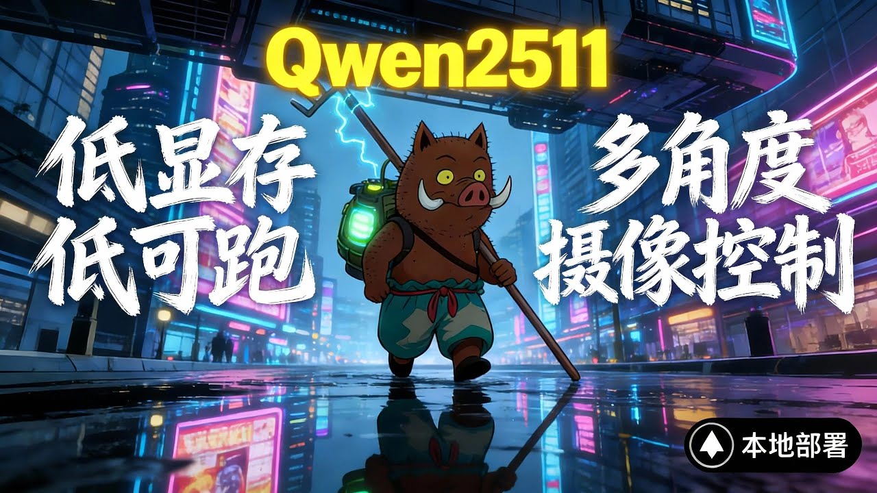 【ComfyUI】AI导演上线！用 Qwen2511 轻松实现多角度镜头切换，一键切换影视级镜头，漫剧/短视频制作效率翻倍！