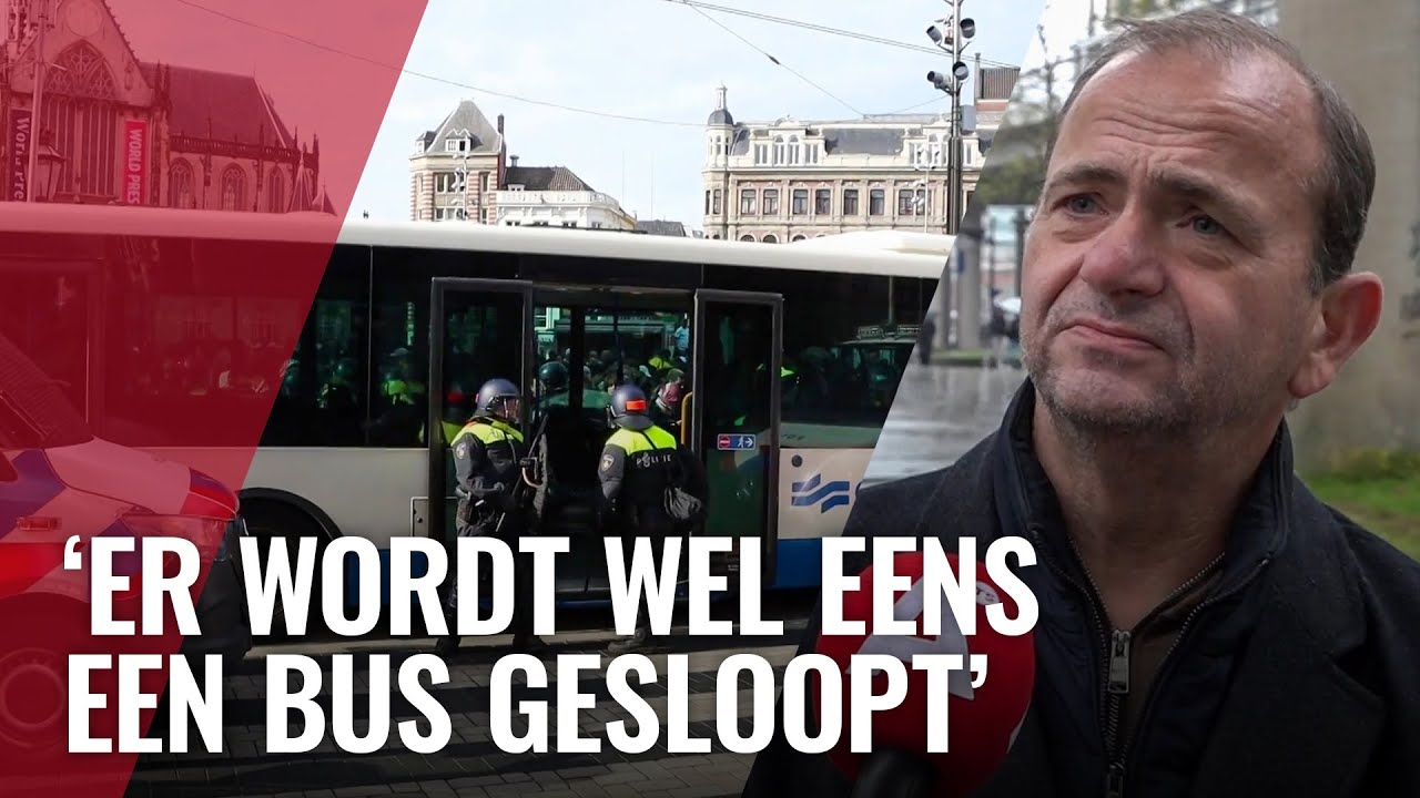 Zo worden GVB-bussen ingezet om arrestanten te vervoeren