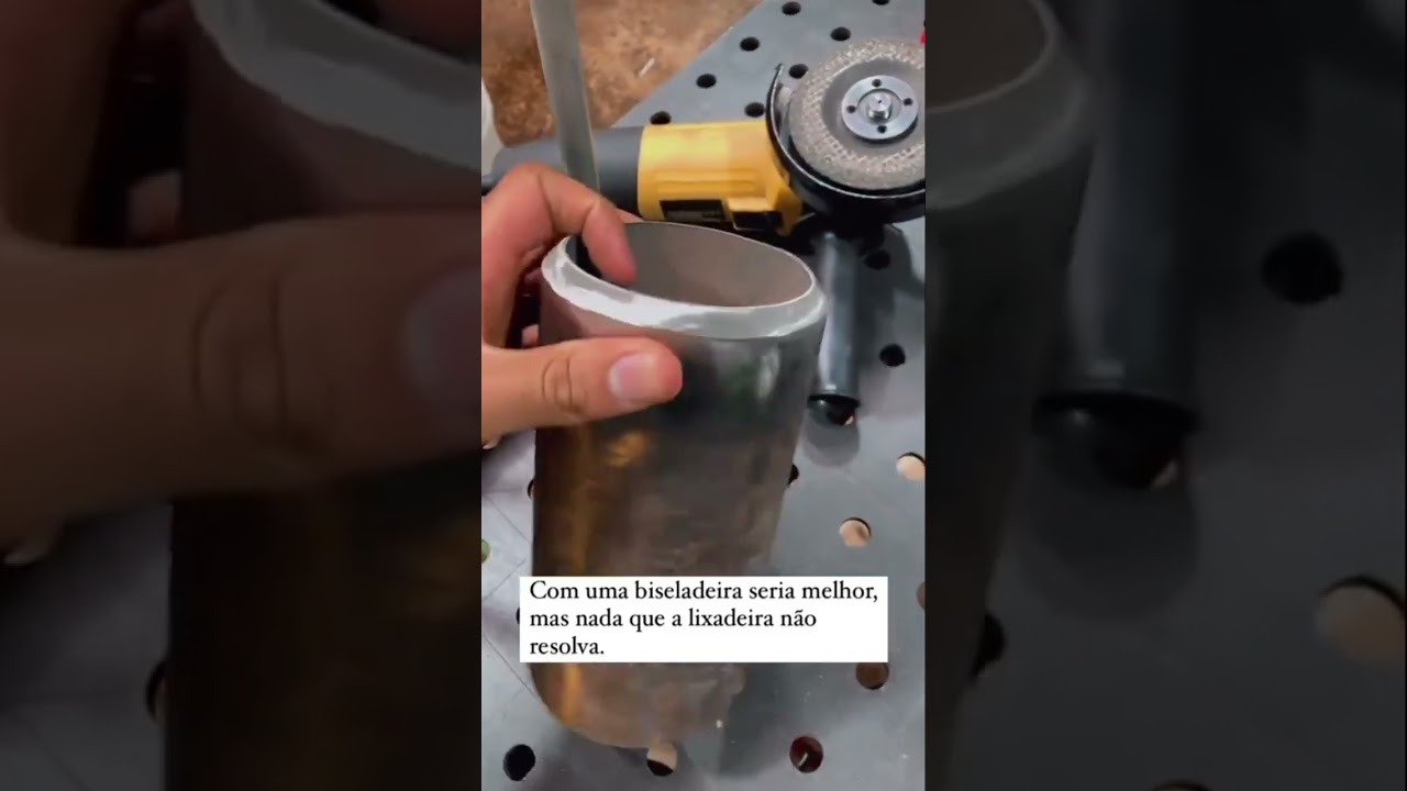 Como fazer um Chanfro no Tubo para soldar
