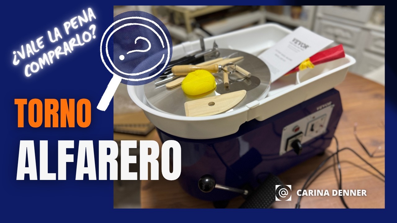 Torno alfarero VEVOR 🌀 | ¿Vale la pena comprarlo?