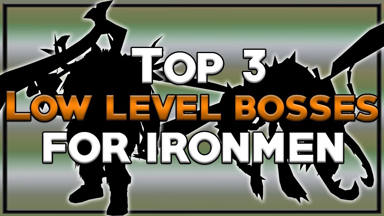 Top 3 Low Level Bosses for Ironmen - RS3 2017