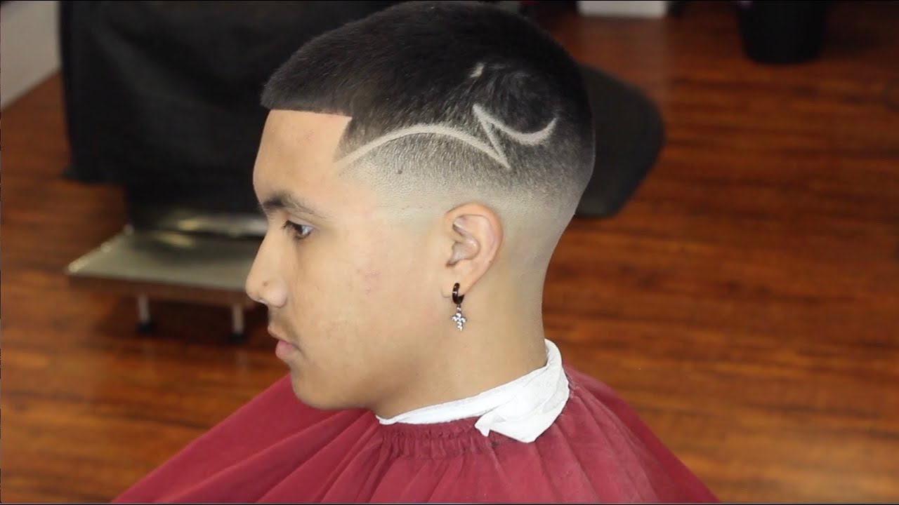 Skin Fade with a Design (Haircut tutorial)