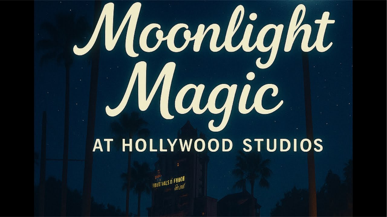 🌌 After Dark Disney Magic – Moonlight Magic at Hollywood Studios!