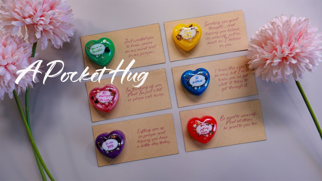 New  Epoxy Resin Pocket Hug Ideas | Easy Resin Art for Beginners | Resin Hearts Ideas for Valentines