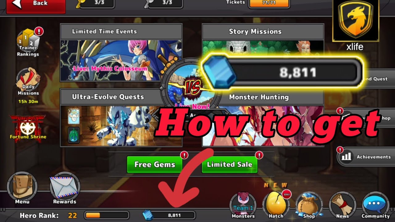 Neo monster How to get 6000 - 24440 free gems (10 months)