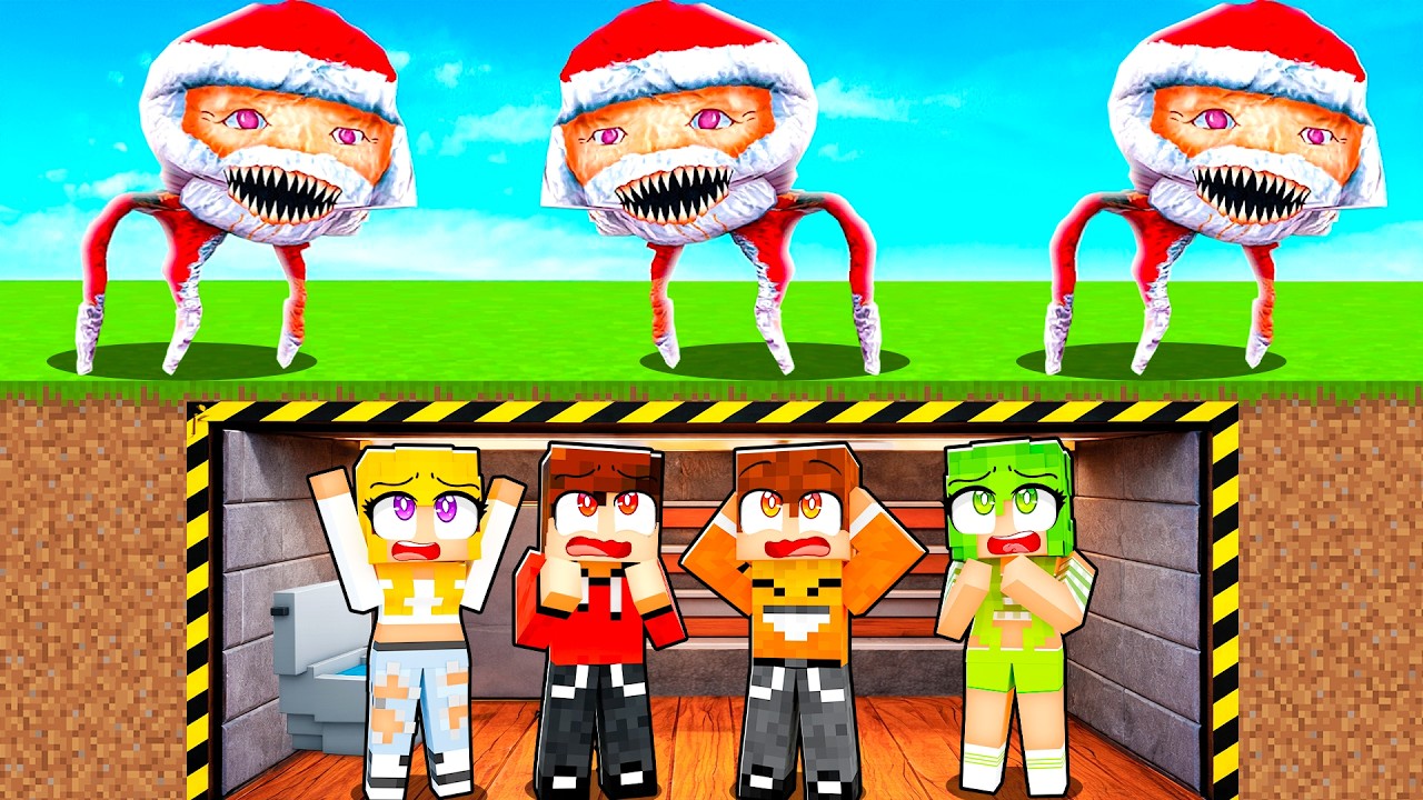 BUDUJEMY BUNKIER PRZED GOO GOO GAGA w Minecraft!