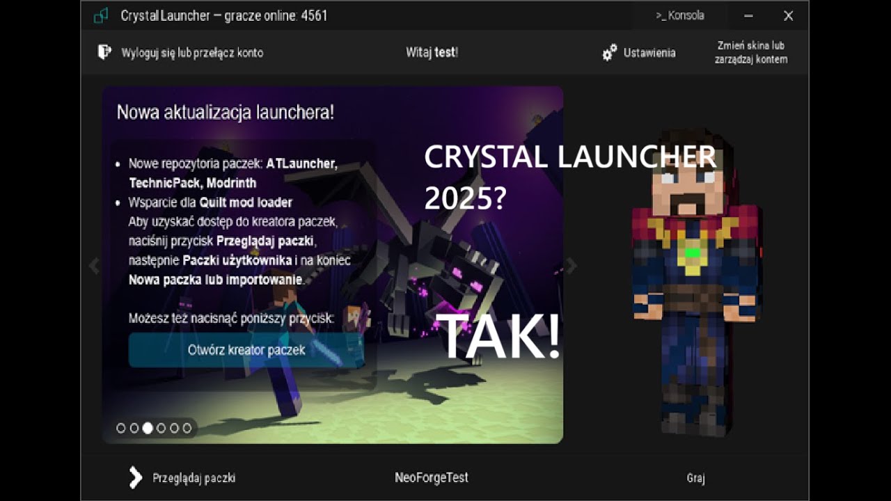 CRYSTAL LAUNCHER 2025! DZIAŁA