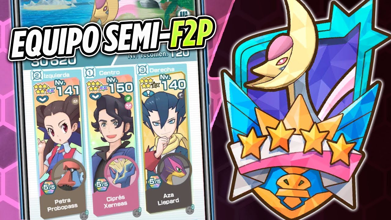 🌙 SEMI-F2P | Combate Legendario: Cresselia (Todas las misiones)  🌙 Pokemon Masters EX
