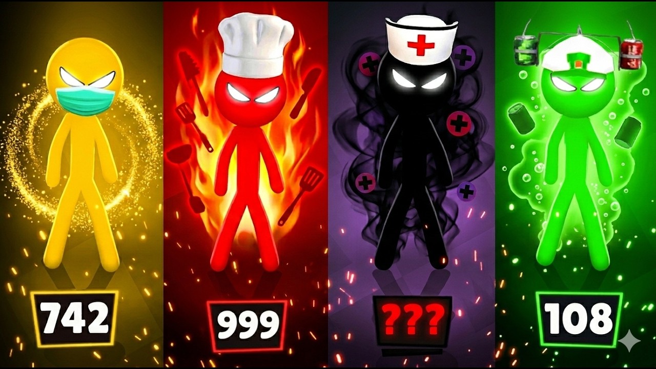 Stickman BEST MINIGAMES Tournament - Stickman Party 1 2 3 4 Player 2026