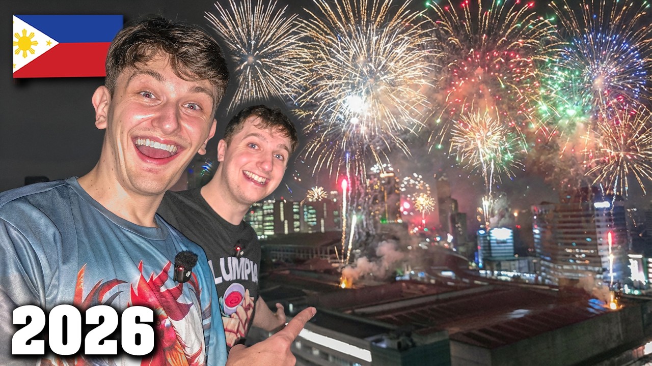 New Year in The Philippines is INCREDIBLE | Fireworks & Street Celebrations 🇵🇭