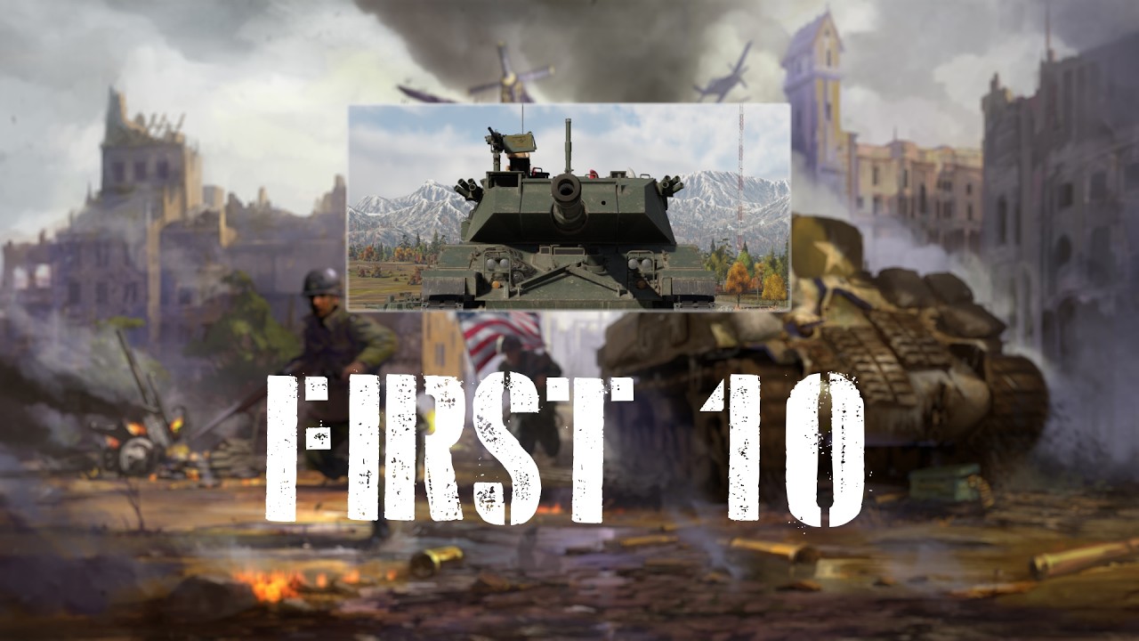 War Thunder First 10: USA Stingray With DM33 APFSDS