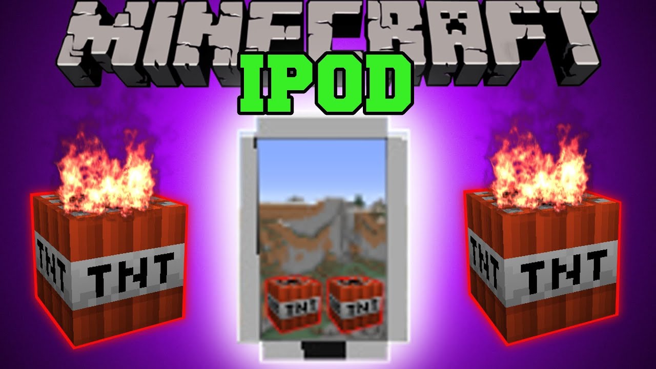 Minecraft: iPod (ИСПОЛЬЗУЙТЕ ПРИЛОЖЕНИЯ, ВЫЗЫВАЙТЕ ВЗРЫВЫ, СЛУШАЙТЕ МУЗЫКУ И МНОГОЕ ДРУГОЕ!) Мод-шоу