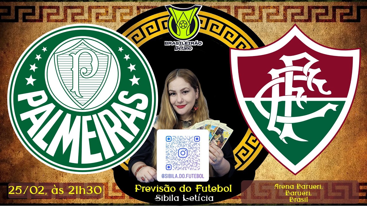 Previsão do Futebol - BRASILEIRÃO - Jogo entre Palmeiras e Fluminense