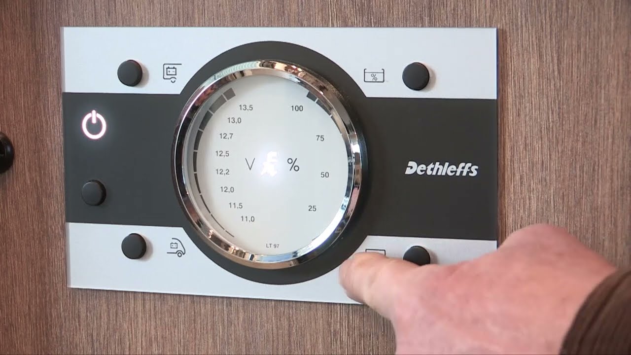 Hoe werkt het bedieningspaneel ofwel display in de camper?