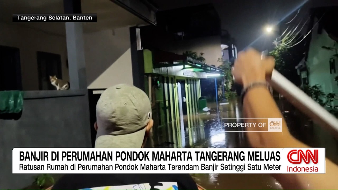 Banjir Satu Meter Rendam Perumahan Pondok Maharta