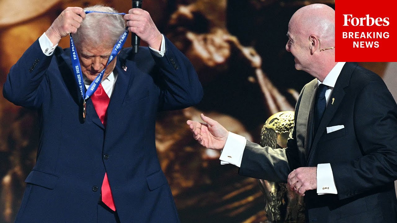 BREAKING NEWS: President Trump Receives FIFA Peace Prize During World Cup Draw At The Kennedy Center