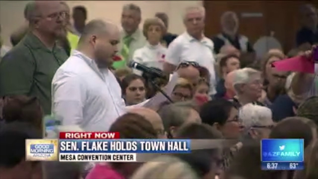 Jeff Flake's Town Hall Trouble
