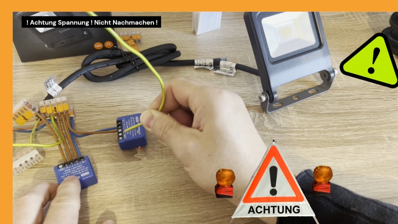 Shelly Mini Gen3 Test für das Gartenlicht
