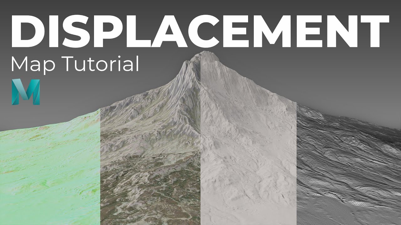 Maya Displacement Map Tutorial | How to Use Displacement Map in Arnold Maya 2022