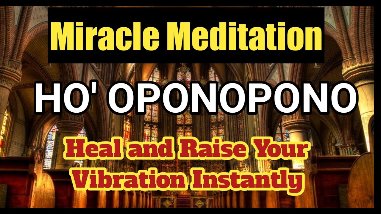 ☑️108 times HO' OPONOPONO MEDITATION 🧘‍♀️FOR HEALING AND TO RAISE YOUR VIBRATIONS INSTANTLY 🌺🌺🌺