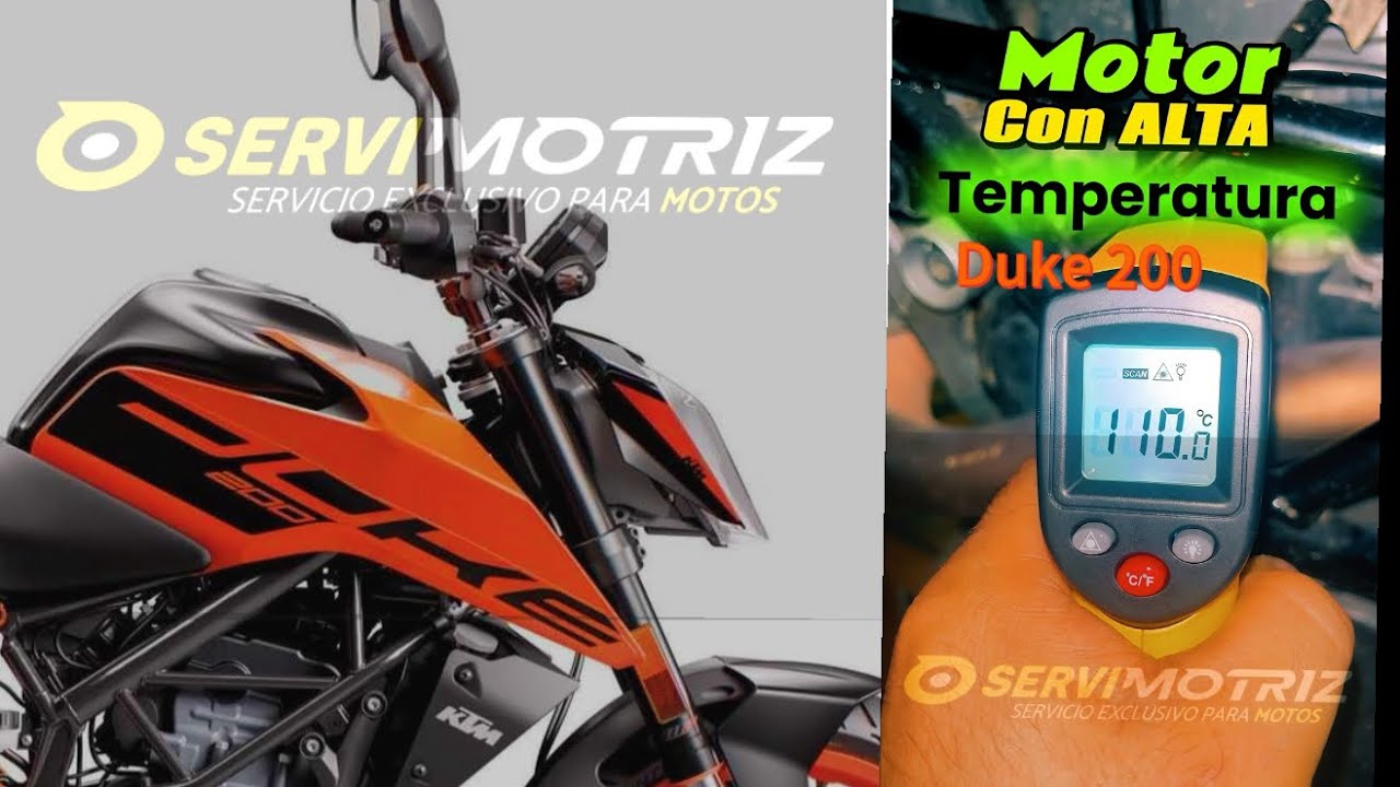 Duke 200 se RECALIENTA. Diagnóstico y SOLUCIÓN. #ktm #parati #viralvideo