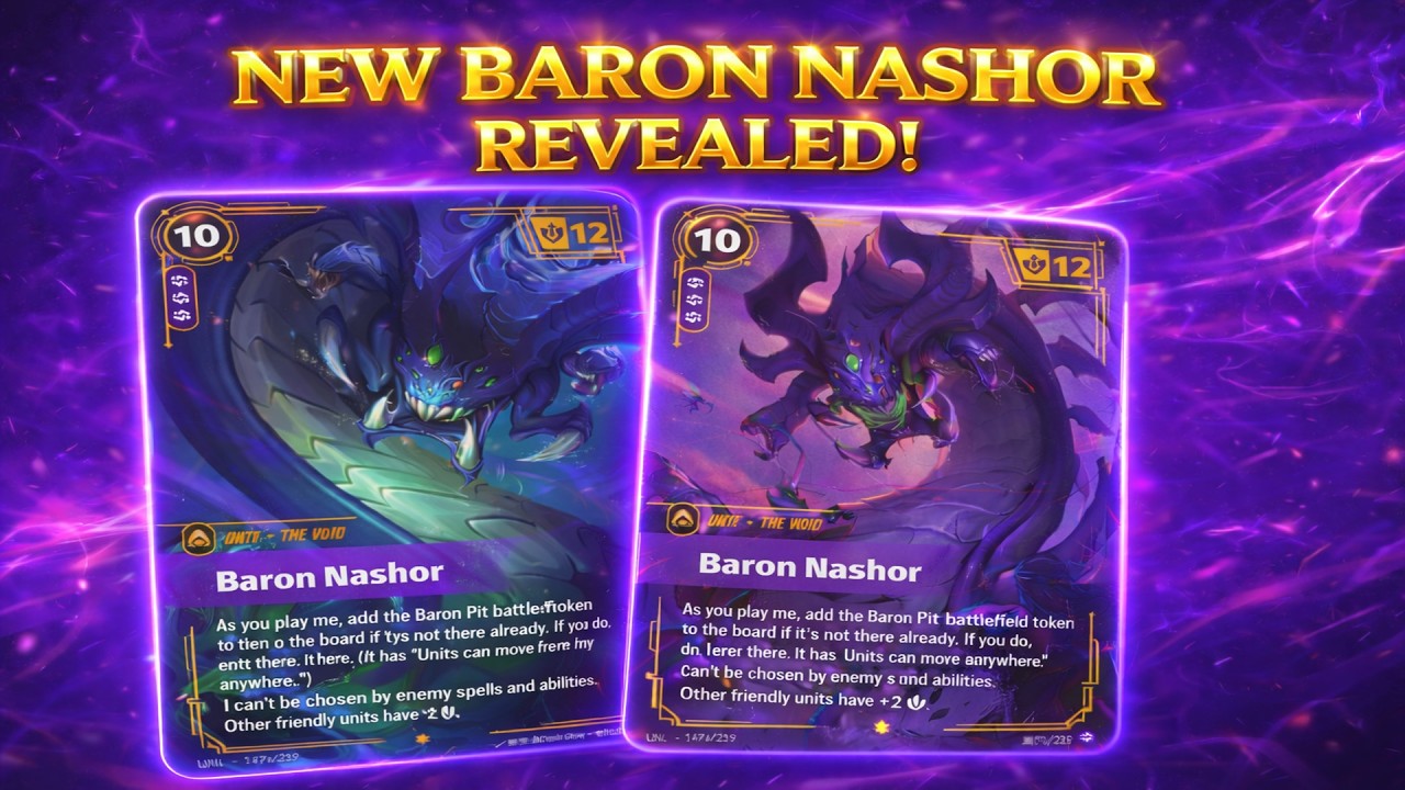 NEW Baron Nashor Revealed &mdash; This Card Looks INSANE (Riftbound Set 3)