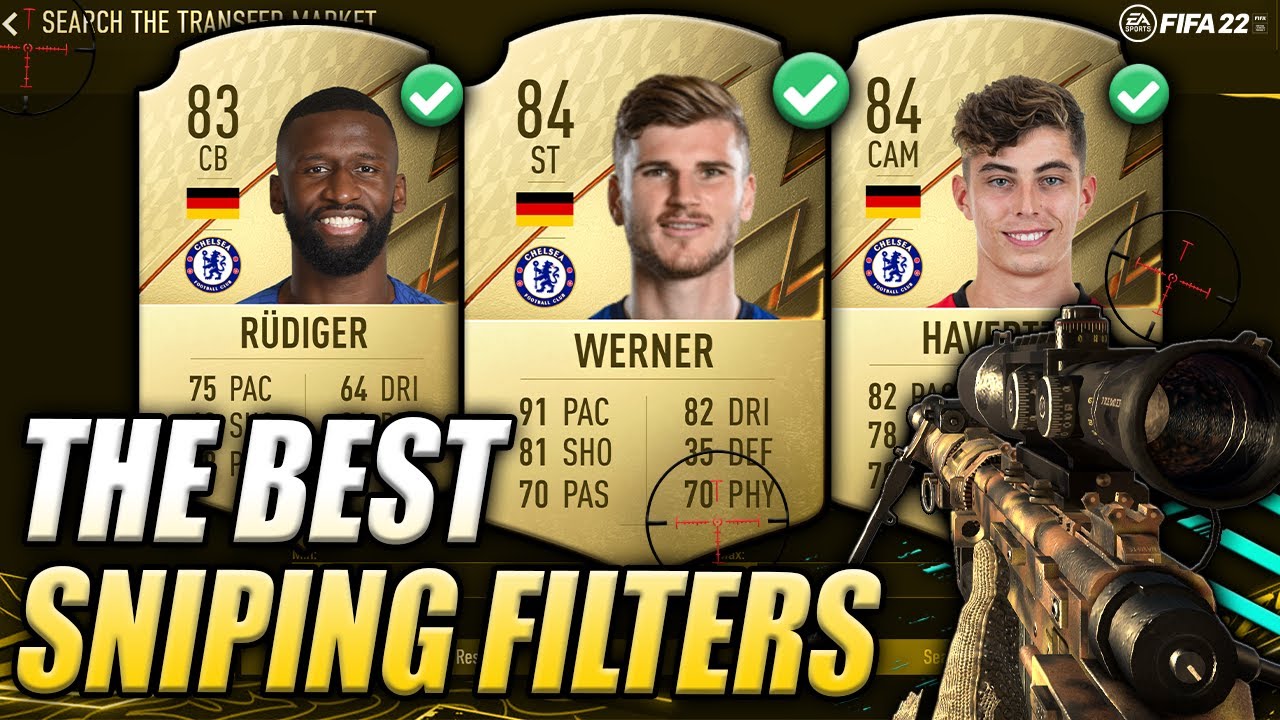 INSANE SNIPING FILTERS IN FIFA 22!!! FIFA 22 SNIPING FILTERS!!! HOW MAKE 50K AN HOUR IN FIFA 22!!!