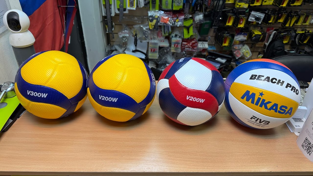 Мячи оригинальные волейбольные Mikasa V200W / V300W / V200W USA / Beach Pro BV550С