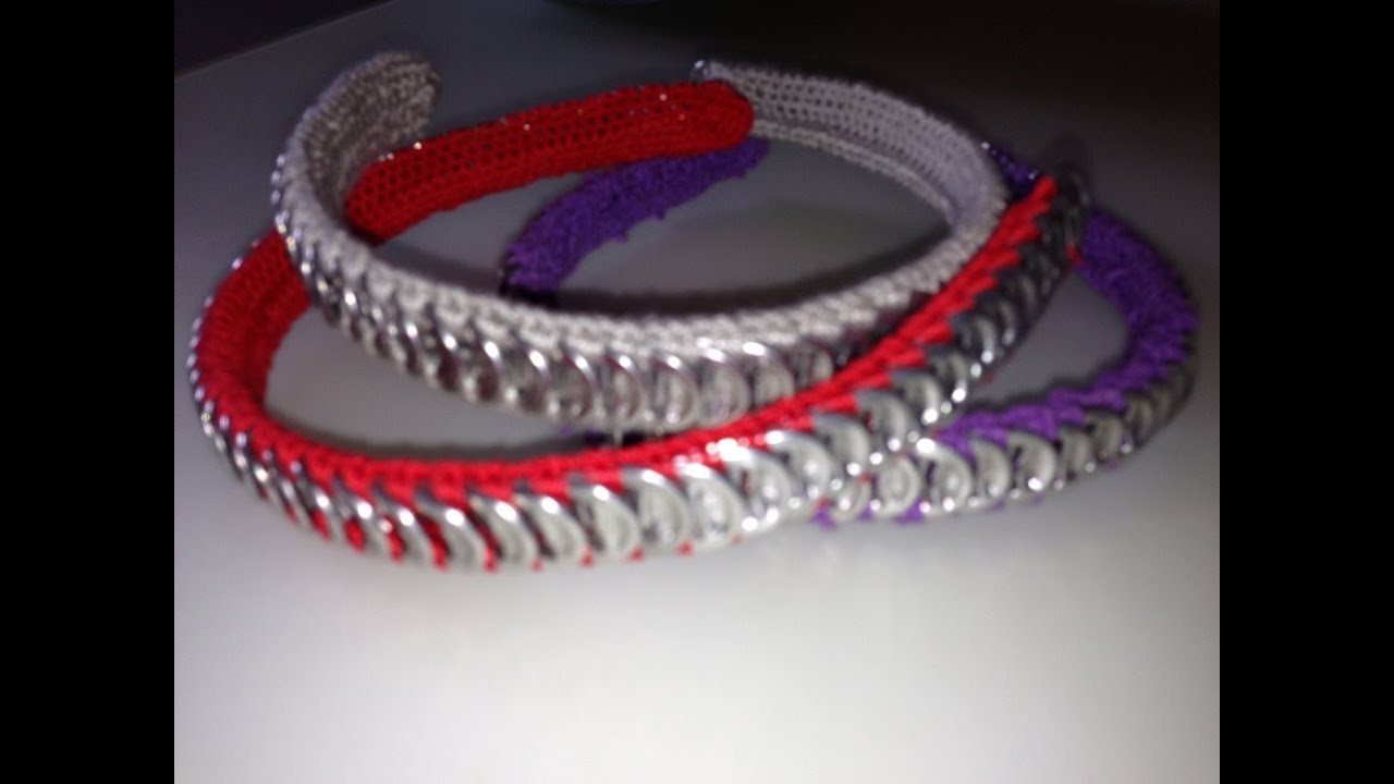 DIADEMA DE ANILLAS DE BOTE
