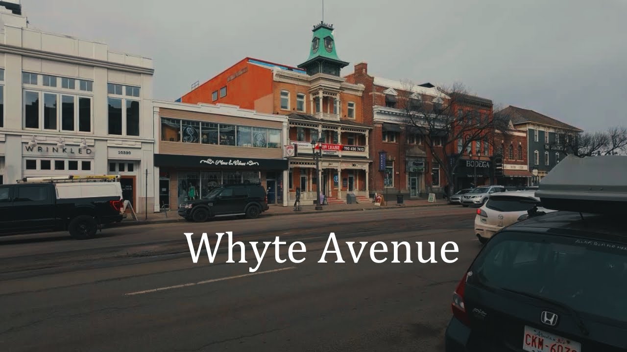 WHYTE AVENUE Edmonton  Alberta Canada | maplesnaps