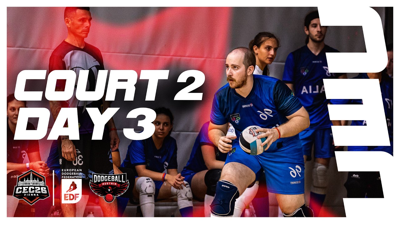 Dodgeball Central European Championships (CEC) 2026 - FINALS DAY COURT 2