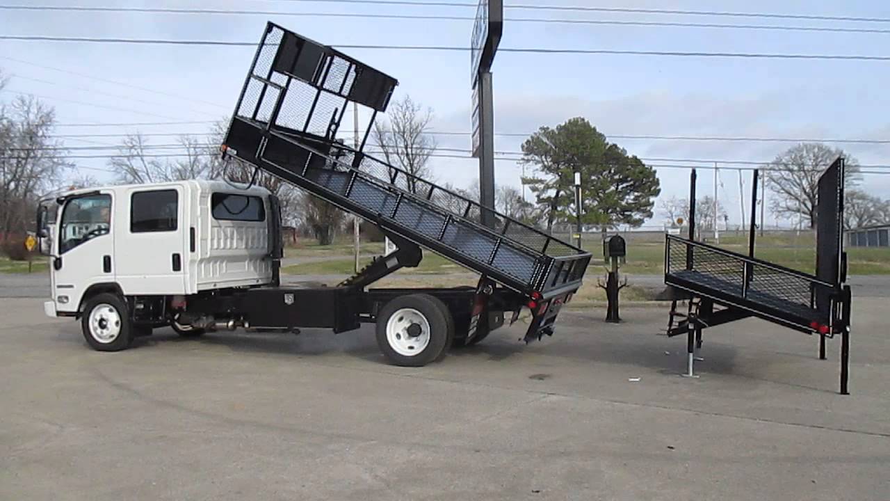 WIL-RO LANDSCAPER REMOVABLE DOVETAIL DUMP/LANDSCAPE TRUCK BODY