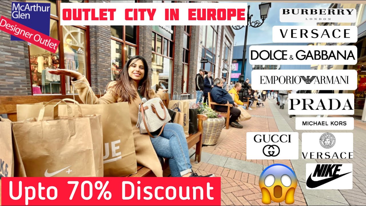 Gucci, Prada in Highly Discounted Prices | Roermond Outlet City| Walking Tour #netherlands #europe