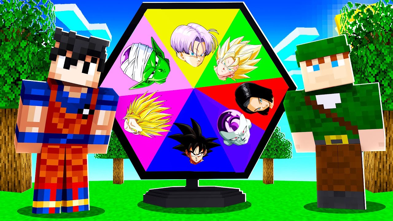 ROLETA DO DRAGON BALL Z NO MINECRAFT!! 🐉