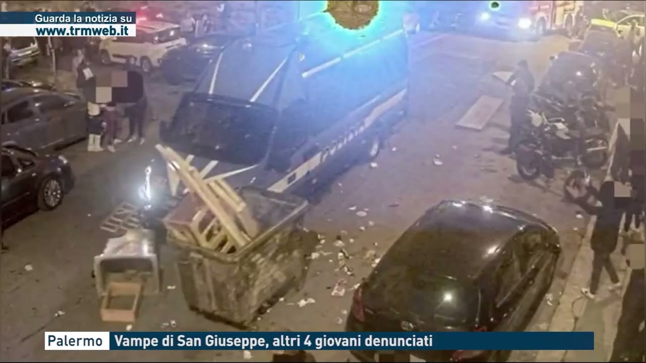 Palermo - Vampe di San Giuseppe, altri 4 giovani denunciati