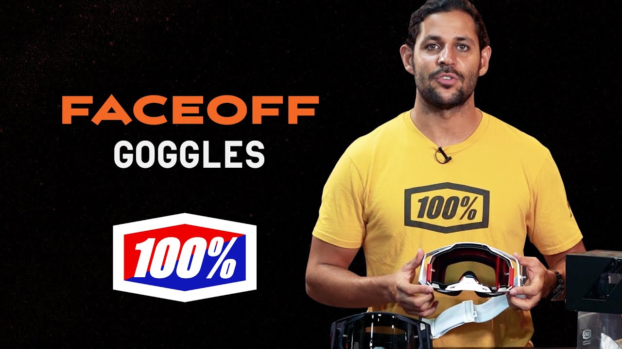 Faceoff Goggles 100% | Review de los mejores goggles para enduro y motocross