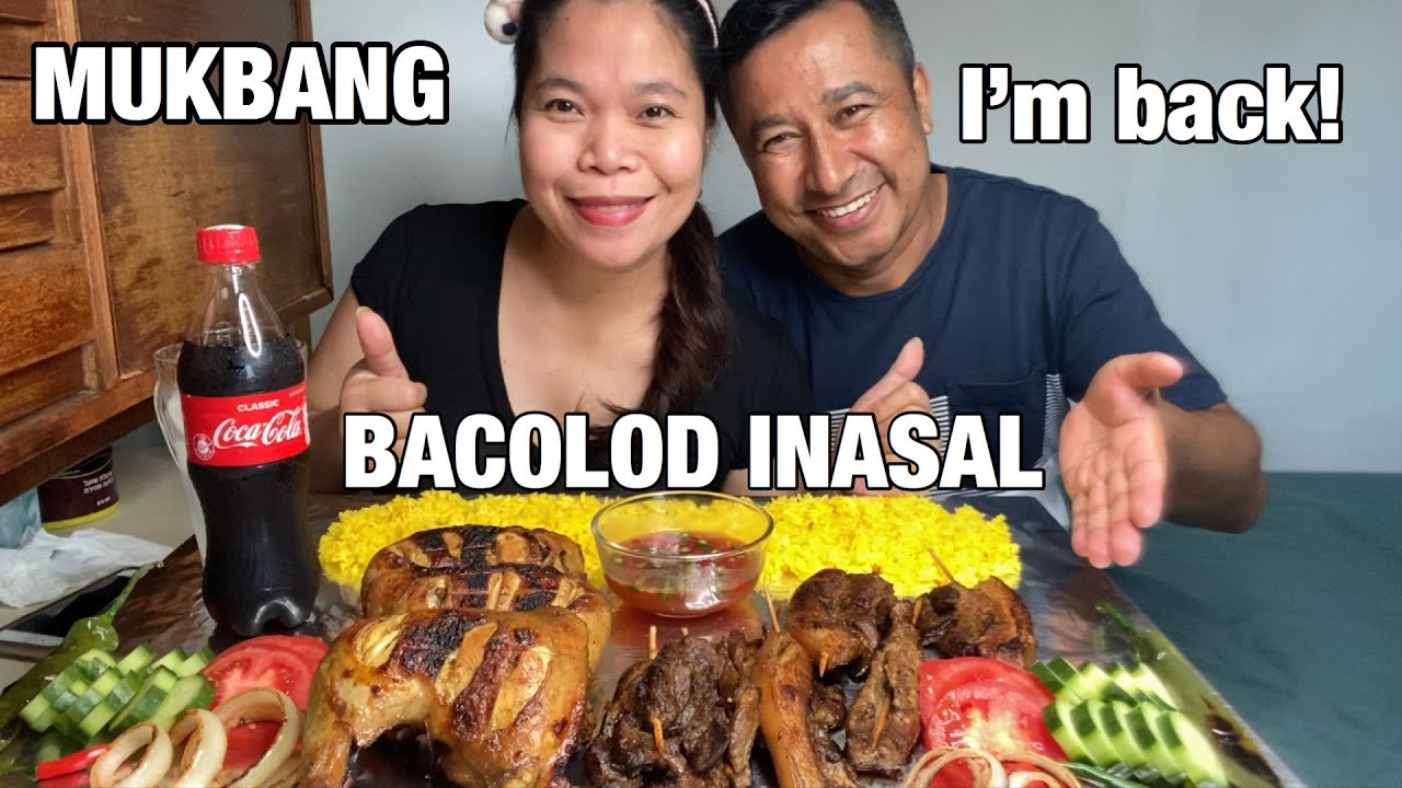 BEST BACOLOD CHICKEN INASAL+LIEMPO INASAL/Filipino Food Mukbang Philippines