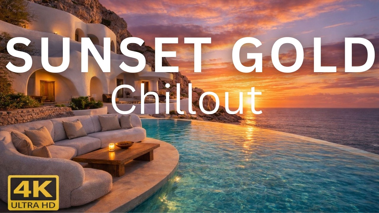 Sunset Beach Chillout – Relaxing Deep Lounge Music | Ocean View Vibes 4K