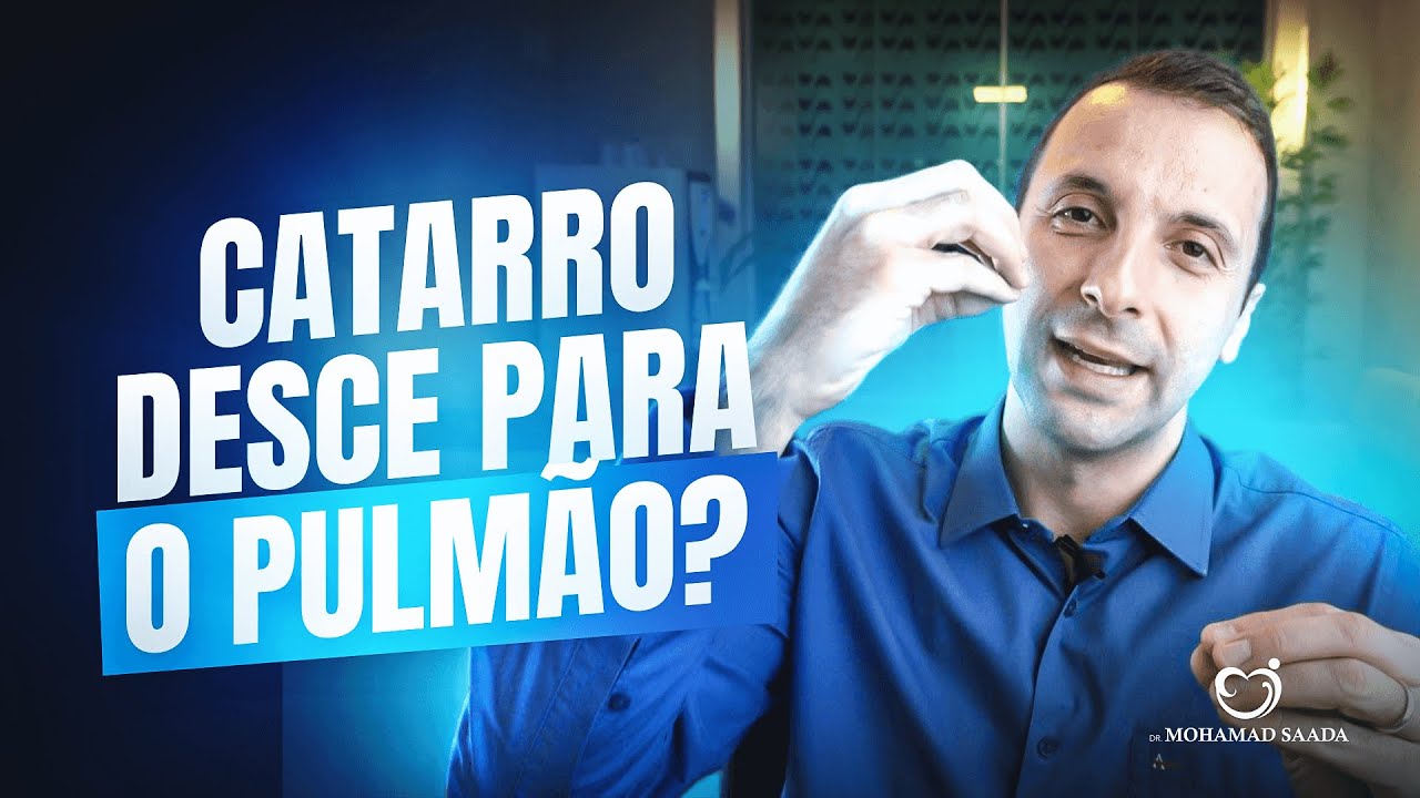 O CATARRO PODE DESCER PARA O PULM&Atilde;O E CAUSAR PNEUMONIA?