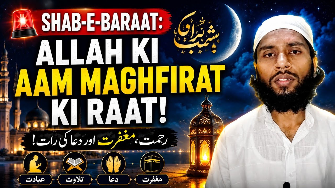 Shabebarat aap sallallahu alaihi wasallam ki talemat ki roshni mein!! شب برات آپ صلی اللہ علیہ وسلم 