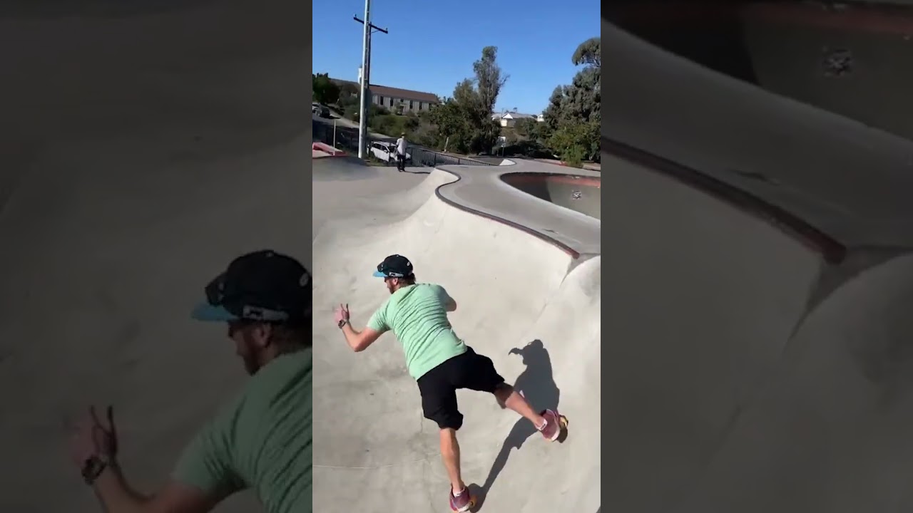 Dropping in... on freeskates? 😮