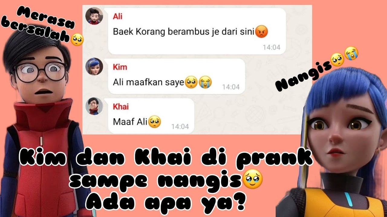 Kim dan Khai di prank sampe nangis🥺 ada apa ya?? // Ejen Ali dubbing
