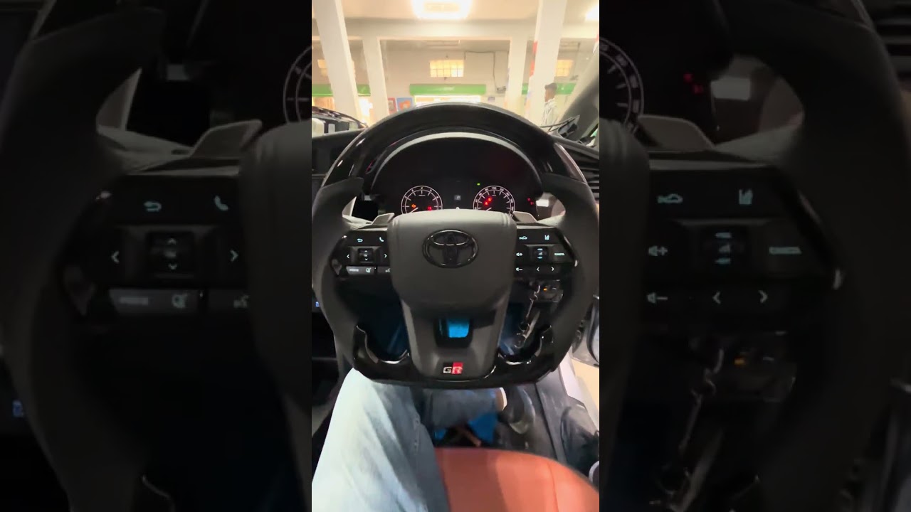 GR sports steering wheel with paddle swifter install in Innova crysta contact 7795539317#toyota