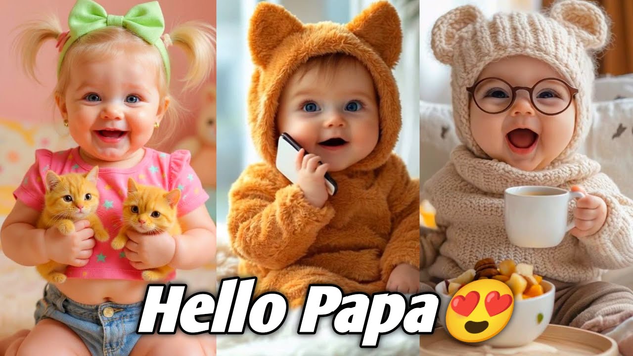 Try Not to Laugh 😂 | Sweet Baby Giggles & Funny Faces | Cute Baby Clips 2025