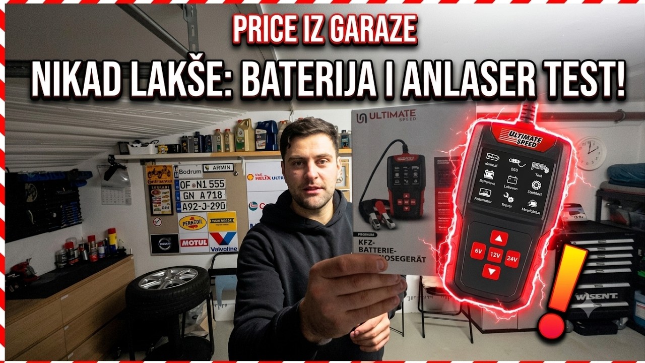 Price iz Garaze - Nova Sprava - Nikad Lakse testiranje Baterije i Anlasera