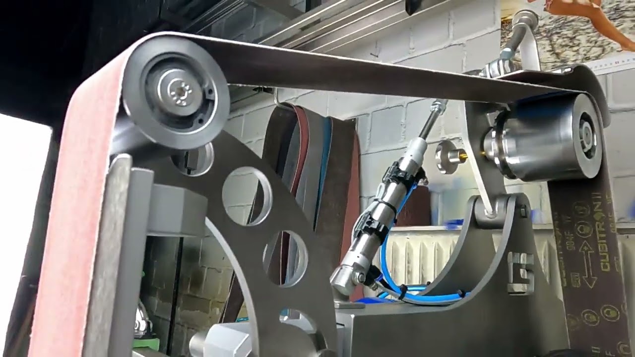 Most expensive Belt Grinder made of stainless Steel - Bandschleifer aus Edelstahl DIY Beltsander