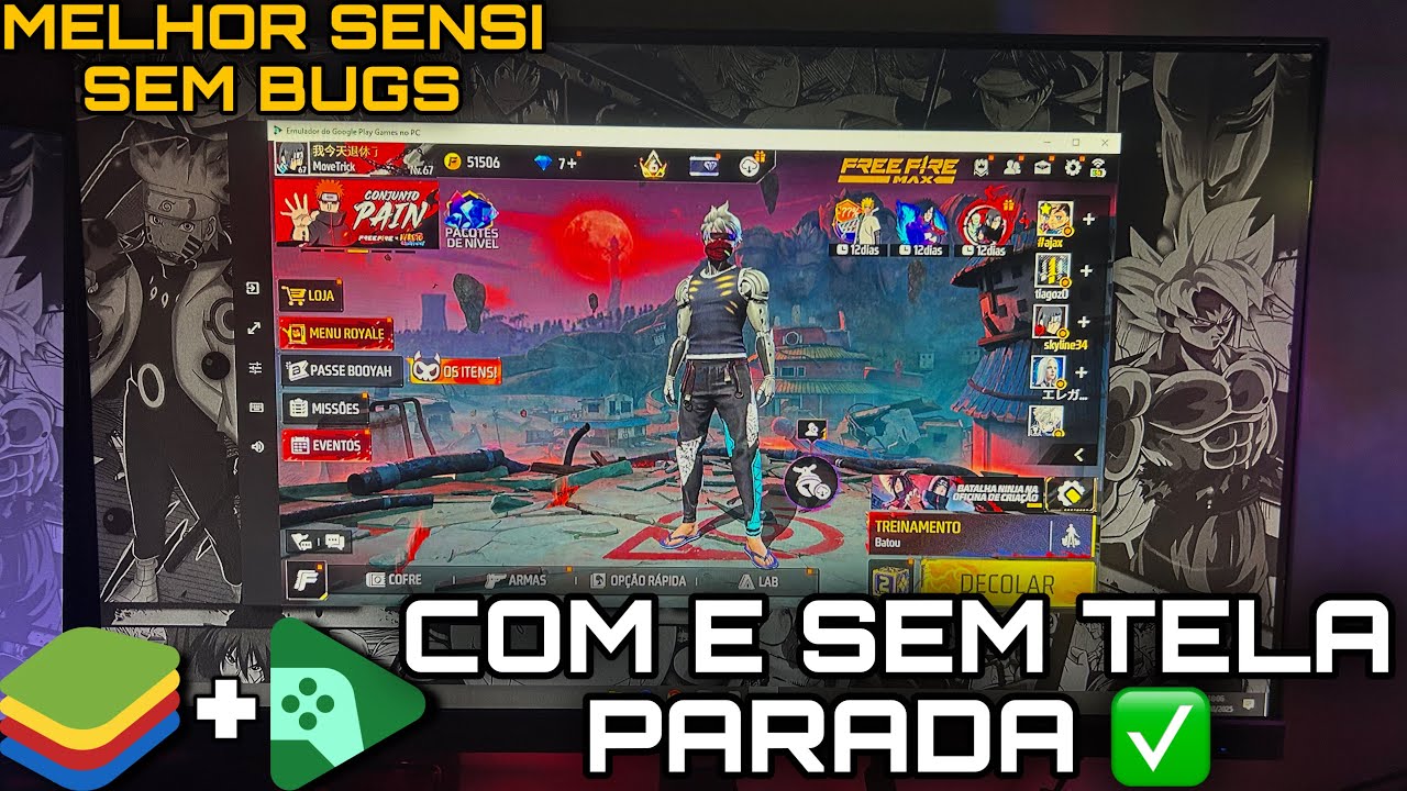 Como Instalar e Configurar Free Fire X86 no PC (COM e SEM TELA PARADA, Bluestacks e GooglePlay) 🔥🎮
